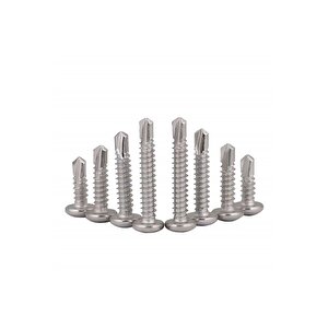 3.9x25 Ysb Yonga Bağlatı Vidası 50 Adet Din 7504n Matkap Uçlu Saç Vidası