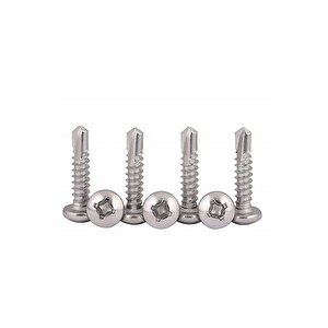 4.2x45 Ysb Yonga Bağlatı Vidası 100 Adet Din 7504n Matkap Uçlu Saç Vidası
