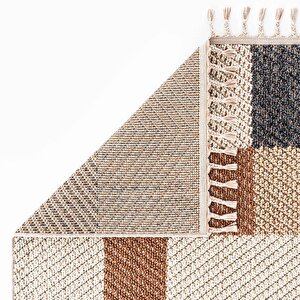 Cool Halı Bress 1406 Sarı Kolay Kullanım Hav Toz Vermez Hasır Dokulu Bukle Örgü Modern Desen Halı