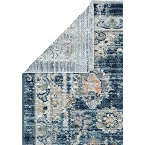 Cool Halı Zaraf Lacivert Halı Etnik Desen Bohem Oda Halısı Vintage Oturma Odası Salon Yazlık Halı