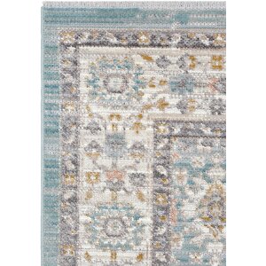 Cool Halı Zaraf Su Yeşili Etnik Desen Eskitme Vintage Ev Oda Halısı Oturma Odası Salon İnce Halı