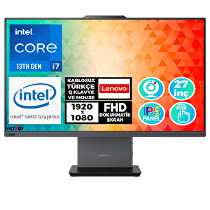 Thinkcentre Neo 50a I7-13620h 32gb 2tb Ssd 27" Fhd Fdos Dokunmatik All In One 12sa0003tr 005