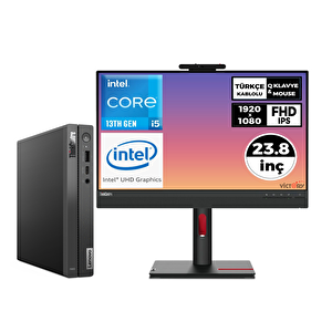 Thinkcentre Neo 50q G4 I5-13420h 64gb 4tb Ssd W11p + 23.8" Fhd Tiny In One 12naga24tx 027