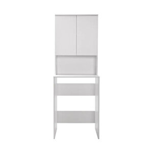Çamaşır Makinesı Dolabı-mat Beyaz 65x182x60 Cm (gxyxd)