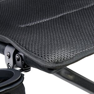 Justy Xl Comfort+ Black Edition 3 Pozisyonlu Konforlu Kamp Sandalyesi