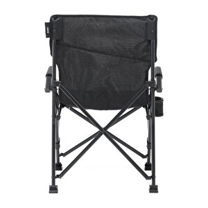 Roxy Comfort+ Black Edition Yüksek Konforlu Katlanır Kamp Sandalyesi