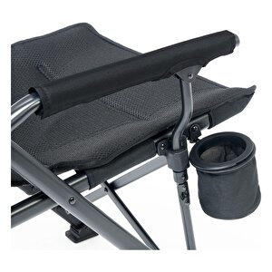 Roxy Comfort+ Black Edition Yüksek Konforlu Katlanır Kamp Sandalyesi