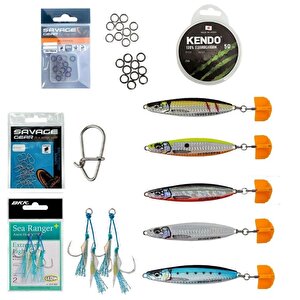 Yek Outdoor Profesyonel Tekne Oltası Seti Cavalla Speed Jigging Spin 159cm Mh 150-250gr 1 Parça Kamış&savage Gear Sgs8 8000 Fd 8+1