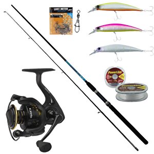 Yekoutdoor Spin Seti Okuma G-power Spin 9' 270cm 7-35 Gr 2 Parça Spin Kamışı-dam Quick 3 4000 Fd 9+1 Bb Olta Makinesi