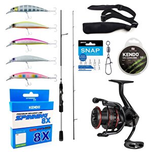 Yekoutdoor Okuma Profesyonel Spin Seti Okuma Helios Sx Spin 2,70cm 15-45 Gr 2 Parça Spin Kamışı&okuma Ceymar Hd Chd-4000a 7+1bb Ol