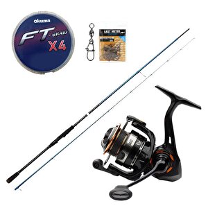 Yek Outdoor Spin Olta Seti Savage Gear Sgs2 All-around 8'3''/2.51m 7-25 Gr 2 Parça&savage Gear Sg8 3000 Fd 10+1bb Olta Makinesi