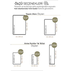 Cool Halı Zaraf Krem Kahve Halı Klasik Göbekli Desen Ev Oda Halısı Oturma Odası Salon İnce Halı