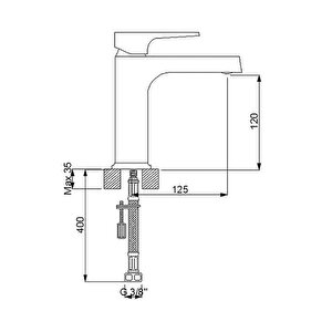 941521b Aqua Lavabo Bataryasi Si̇yah