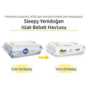 Yenidoğan Islak Bebek Havlusu 12x40 (480 Yaprak)