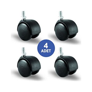 Gürçay Plastik Teker 3/8inç Civatalı (4 Adet)