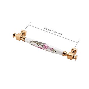 Doğanlar Z310 Porselen 025 Desen 128 Mm Mobilya Kulp Albrifin