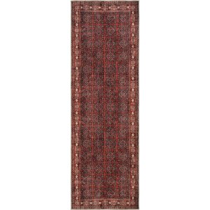 Cool Halı Private Bordo Eskitme Vintage Halı Etnik Desen Otantik Şönil Halı Yıkanabilir Salon Halısı