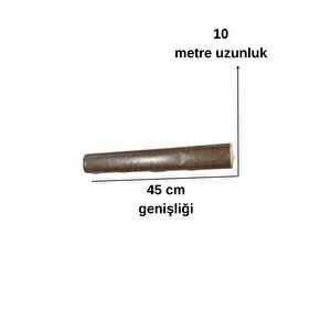 45cm X 10 Metre 1 Adet Rulo Yapışkanlı Koyu Ahşap Görünümlü Mutfak Duvar Kaplama Folyosu Kağıdı