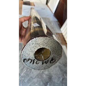 120cmx300cm Tek Parça Yapışkanlı Rulo Gold Çizgili Eskitme Parlak Duvar Paneli Kağıdı Pendik Qm0140