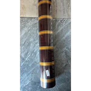 120cmx300cm Tek Parça Yapışkanlı Rulo Gold Çizgili Eskitme Parlak Duvar Paneli Kağıdı Pendik Qm0140