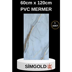 Alternatif Kaplama Uv Pvc Mermer Panel Simgold 1 Adet 60x120cm Ev Ofis Otel Duvar Kaplama Paneli