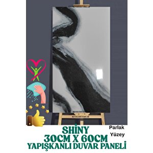 Kendinden Yapışkanlı 1 Adet 30x60cm Doğal Mermer Desenli Esnek Banyo Wc Duvar Paneli Kağıdı Bs8079-a