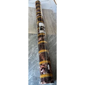 120cmx300cm Tek Parça Yapışkanlı Rulo Gold Çizgili Mermer Desenli Duvar Paneli Kağıdı Beykent Qm0134