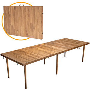 Katlanır Kamp Masası, Piknik, Bahçe, Organizasyon Masası 70x150cm
