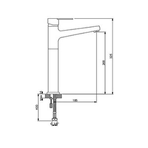 832001 Premium Çanak Tipi Lavabo Bataryası