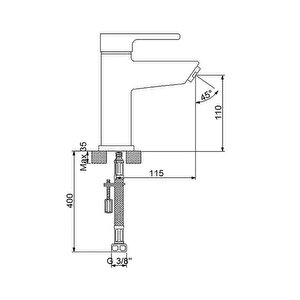 832521 Premium Lavabo Bataryası