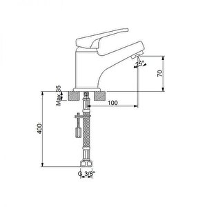 142521 Smart Lavabo Bataryası