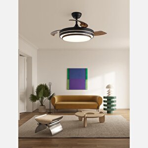 Dlc Vespero Bakır Motor 106cm Kumandalı Led Tavan Vantilatörü