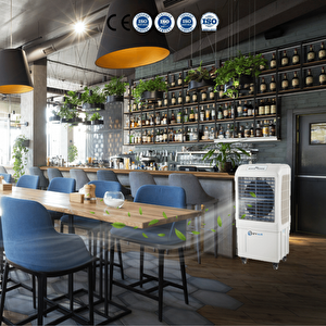 Ozyair Medium 7000 M3/h Evaporatif Soğutucu Mobil Klima, Sulu Hava Soğutucu