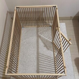 60x100 Cm 50cm Yükseklik Ahşap Sık Aralıklı Köpek Çiti (kapısı Uzun Tarafta)