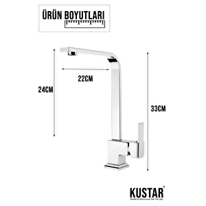 Mix Kuğu Kare Mutfak Eviye Bataryası