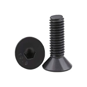 Havşa Başlı Imbus Civata M4x45 Mm 50 Adet 10.9 Kalite Paslanmaz Çelik Siyah Din 7991