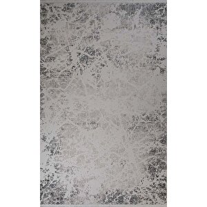 Gabardin Alessa 8008 Antrasit Serisi Triko Akrilik Salon Oturma Yatak Odası Halısı 200x290 cm