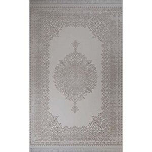 Gabardin Alessa 8011 Krem Serisi Triko Akrilik Salon Oturma Yatak Odası Halısı 200x290 cm