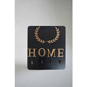 Home Si̇yah  Zeyti̇n Dali Anahtar Askiliği Ahşap Mdf