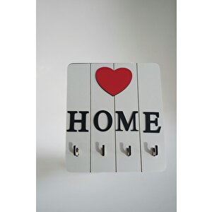 Home Kalp Tasarim Ahşap Mdf Anahtar Askiliği
