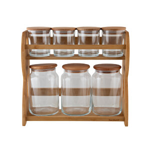 Bambum Bench Plus 8 Parça Standlı Baharat Takımı