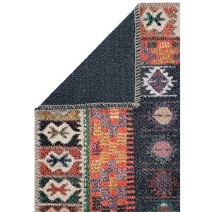 Cool Halı Private Renkli Eskitme Vintage Halı Kilim Otantik Dokuma Şönil Halı Yıkanabilir Salon Halısı