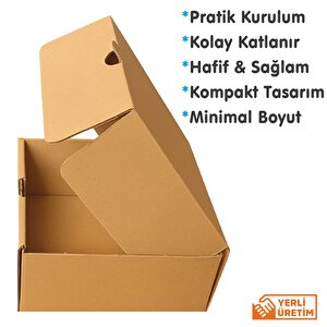 12x12x5cm Kraft Kutu |25 ADET | E-ticaret Kargo Ürün Hediye Kutusu