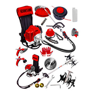 D-power Sirt Ti̇pi̇ Çapa Aparati Hedi̇yeli̇ Benzi̇nli̇ Motorlu Ot Çali Tirpani Çi̇m Bi̇çme Maki̇nasi