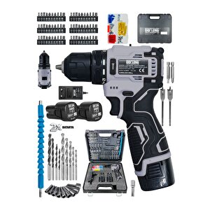 Pro Özel Seri̇ 84 Parça Kömürsüz Güçlendi̇ri̇lmi̇ş Motor Şarjli Armut Batarya Matkap