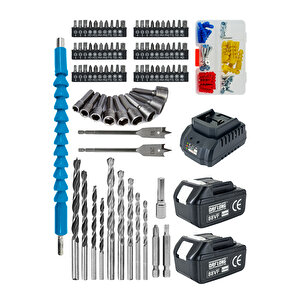 Pro Özel Seri Kömürsüz 84 Parça Şarjlı Matkap-mvı