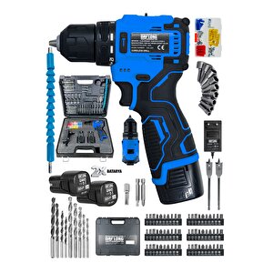 Pro Özel Seri̇ 84 Parça Kömürsüz Güçlendi̇ri̇lmi̇ş Motor Şarjli Armut Batarya Matkap-mvi
