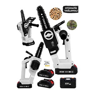 Kömürsüz Yeni̇ Nesi̇l Otomati̇k Yağlamali 6 İnç Dfl-seri̇es Dal Budama Maki̇nasi-byz