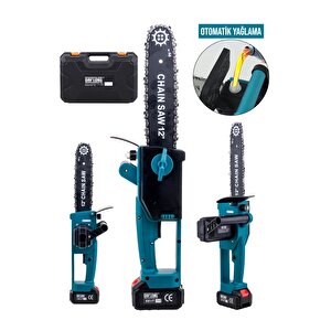 Yeni̇ Nesi̇l Kömürsüz 12 Inch Di̇ji̇tal Göstergeli̇ Otomati̇k Yağlamali Odun-dal Budama Maki̇nasi-b