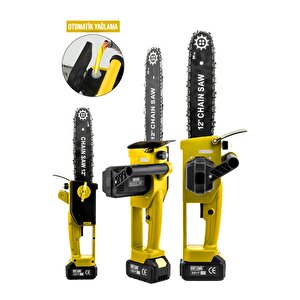 Yeni̇ Nesi̇l Kömürsüz 12 Inch Di̇ji̇tal Göstergeli̇ Otomati̇k Yağlamali Odun-dal Budama Maki̇nasi-y